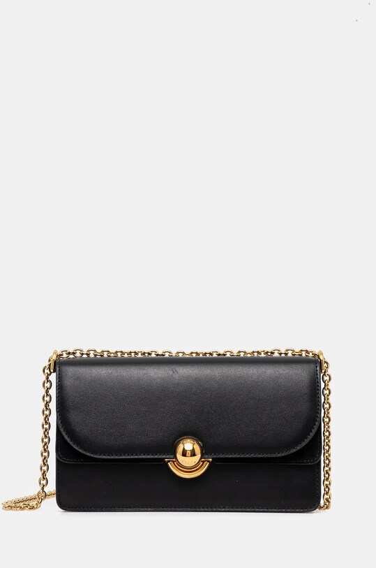 Δερμάτινη τσάντα Furla λείο δέρμα μαύρο WB01515.BX0428.O6000