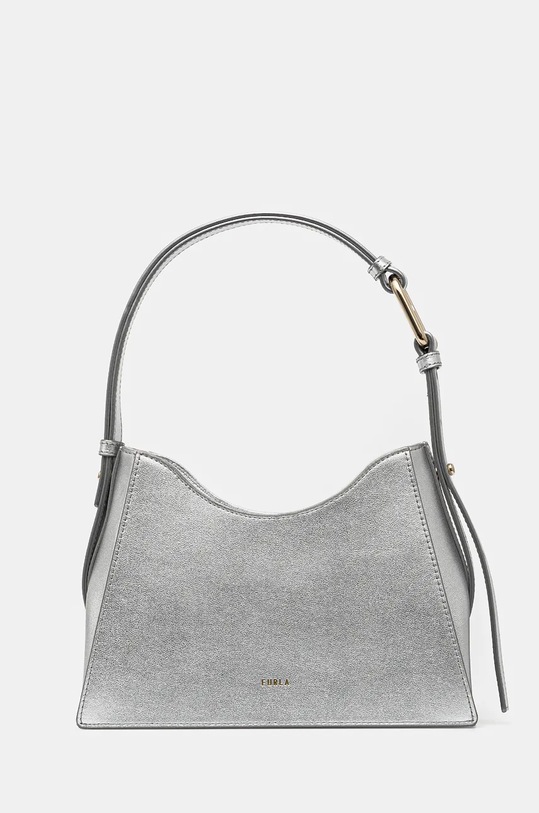 Furla poseta de piele uni argintiu WE00661.BX2658.Y3000