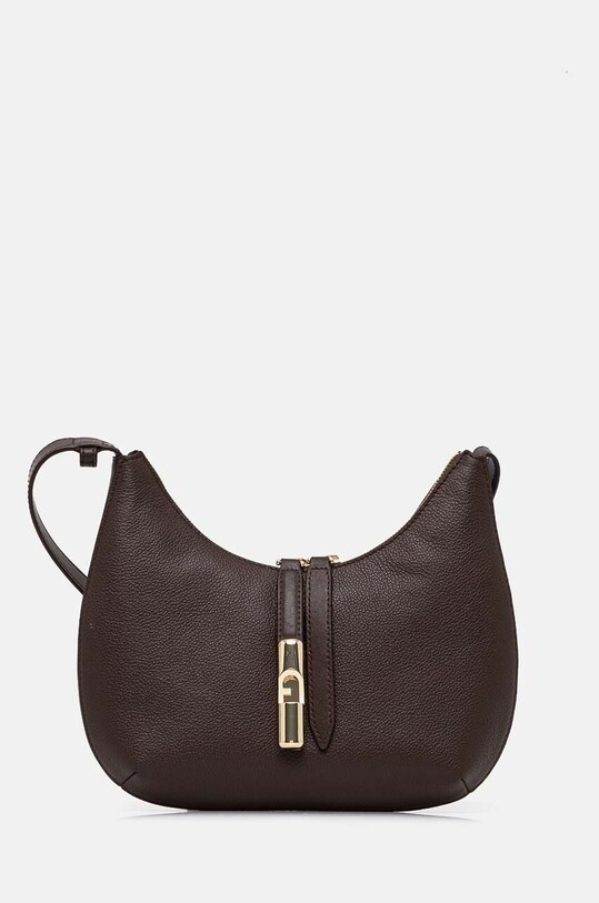 Kožená kabelka Furla usňová koža hnedá WB01500.BX3353.2460S