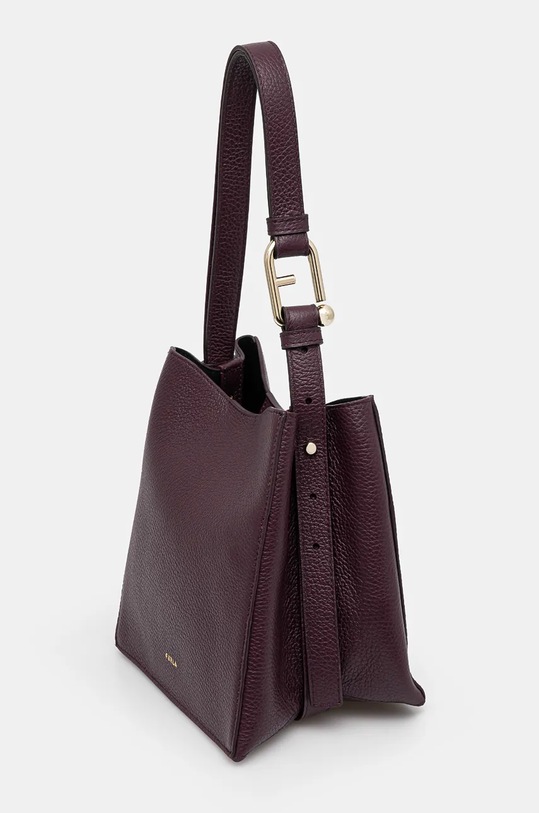 Кожена чанта Furla WB01373.HSF000.2516S виолетов AW24