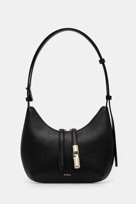 Furla torebka skórzana skóra licowa czarny WB01500.BX3353.O6000