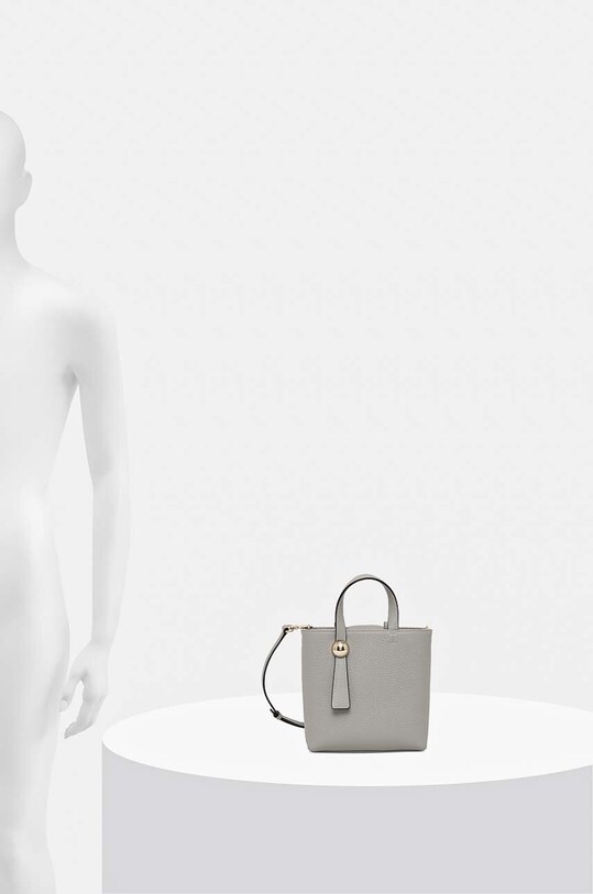 Kožená kabelka Furla WE00666.HSF000.3291S šedá