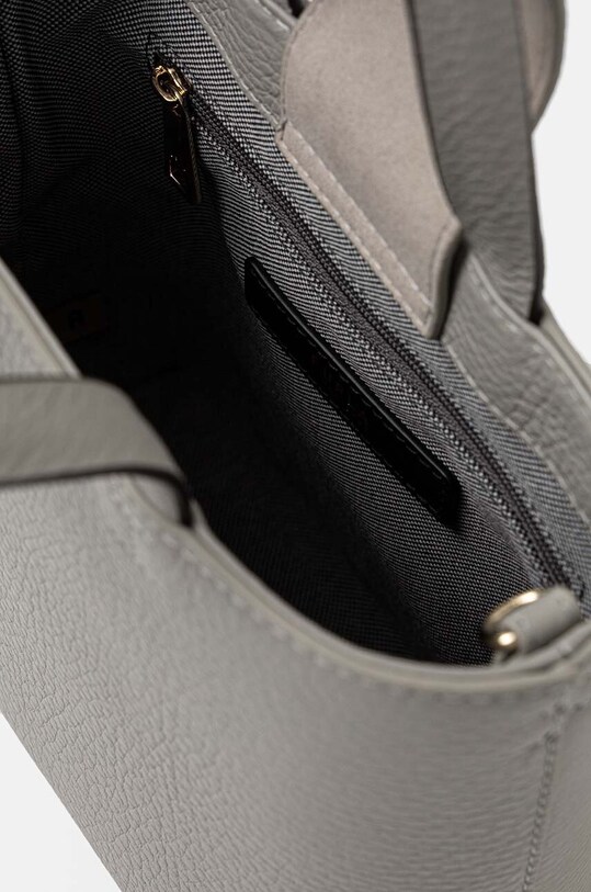 Kožená kabelka Furla šedá WE00666.HSF000.3291S