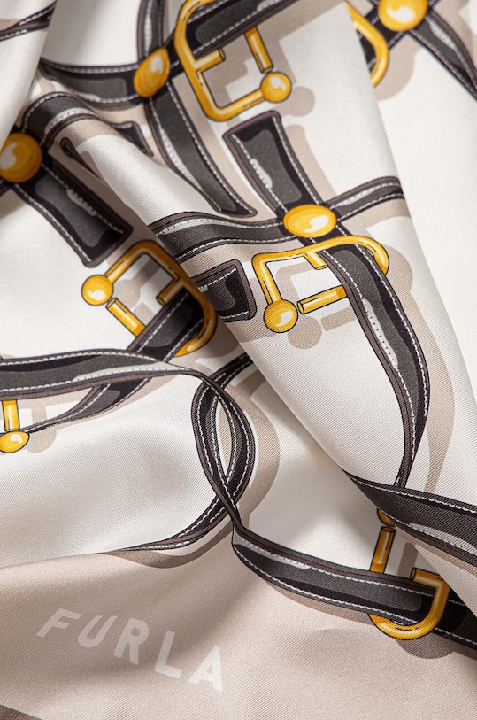 Furla esarfa de matase WT00021.BX3394.3389S bej AW24