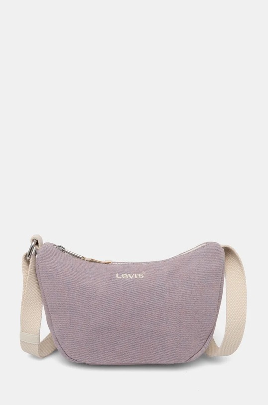 Бавовняна сумка Levi's гладкий фіолетовий D7770.0011