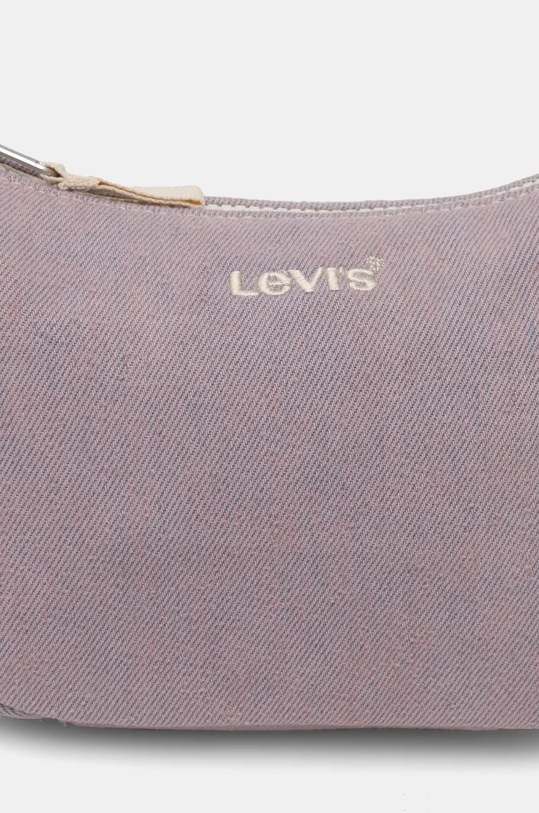 Βαμβακερή τσάντα Levi's μωβ D7770.0011