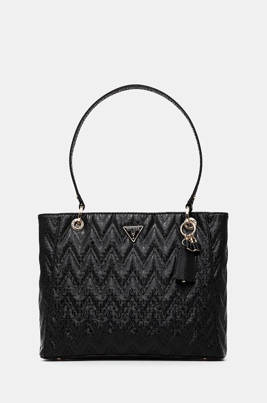 Kabelka Guess ADELARD jednofarebný čierna HWGG95.02250