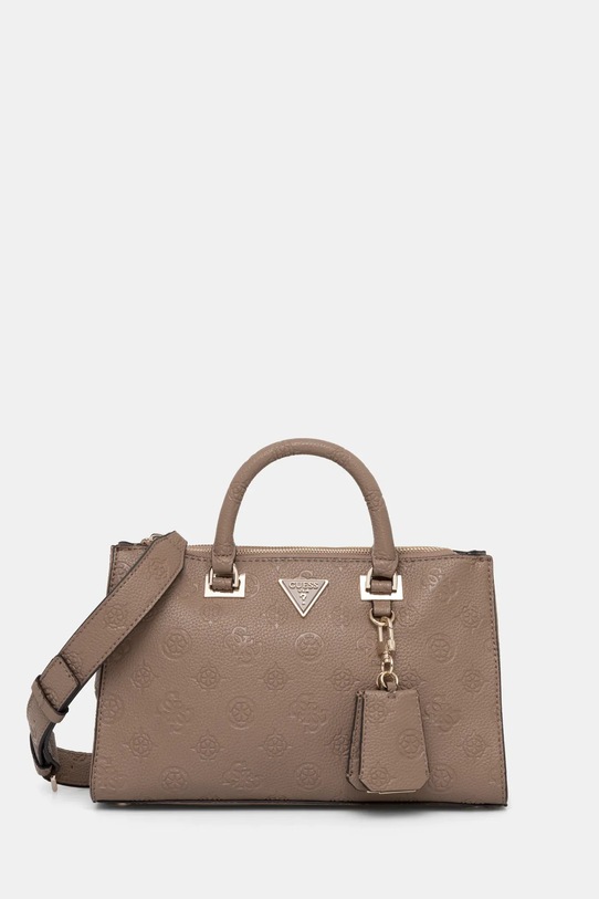 Kabelka Guess CRESIDIA jednofarebný hnedá HWPG93.49060