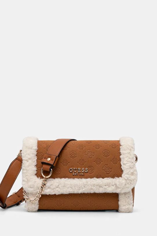 Kabelka Guess DAVIKA vzorovaný hnedá HWPG94.97200