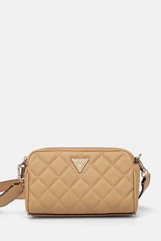 Сумочка Guess не вміщує А4 бежевий HWEQG9.50973