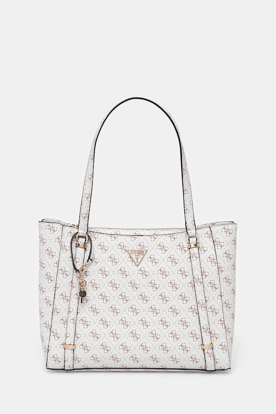 Kabelka Guess vzorovaný bílá HWEQG9.51023