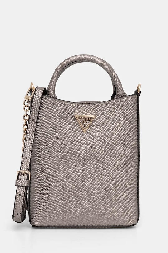 Kabelka Guess nevejde se A4 stříbrná HWEZM9.51281