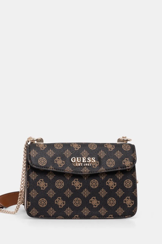 Kabelka Guess EVELUNE vzorovaný hnedá HWPC93.53210