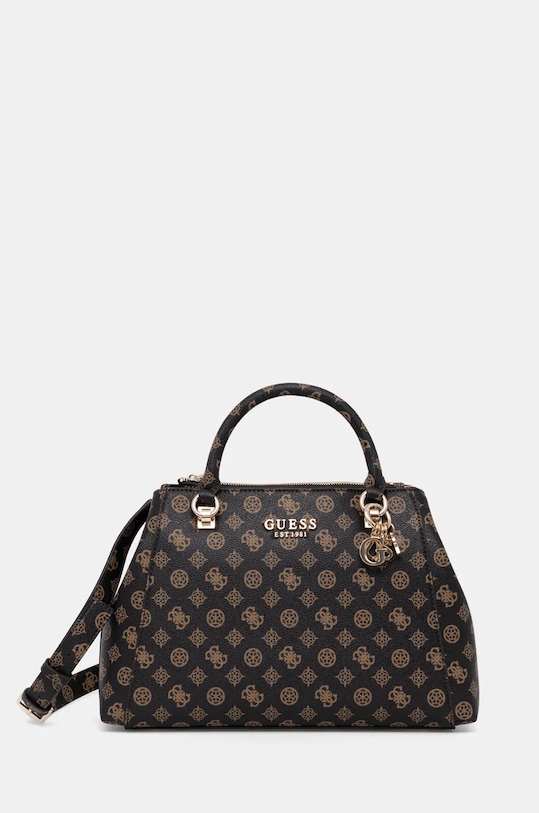 Kabelka Guess EVELUNE vzorovaný hnedá HWPG93.53070