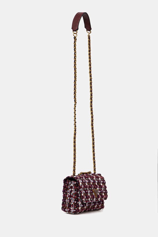 Guess torebka z domieszką wełny GIULLY HWCT87.48740 fioletowy AW24