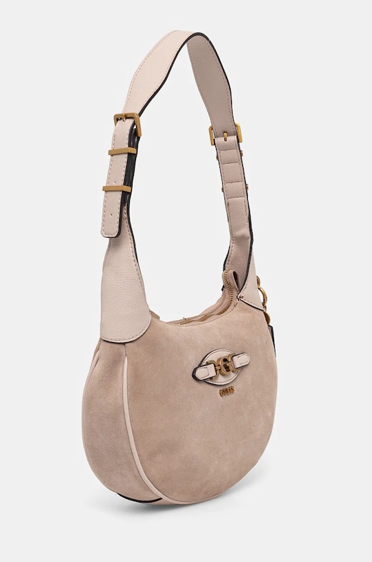 Τσάντα σουέτ Guess MALVA HWSB94.94030 ροζ AW24