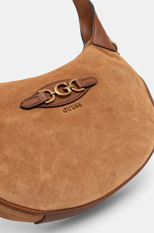 Torba od brušene kože Guess MALVA smeđa HWSB94.94030