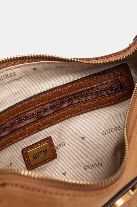 Torba od brušene kože Guess MALVA HWSB94.94030 smeđa
