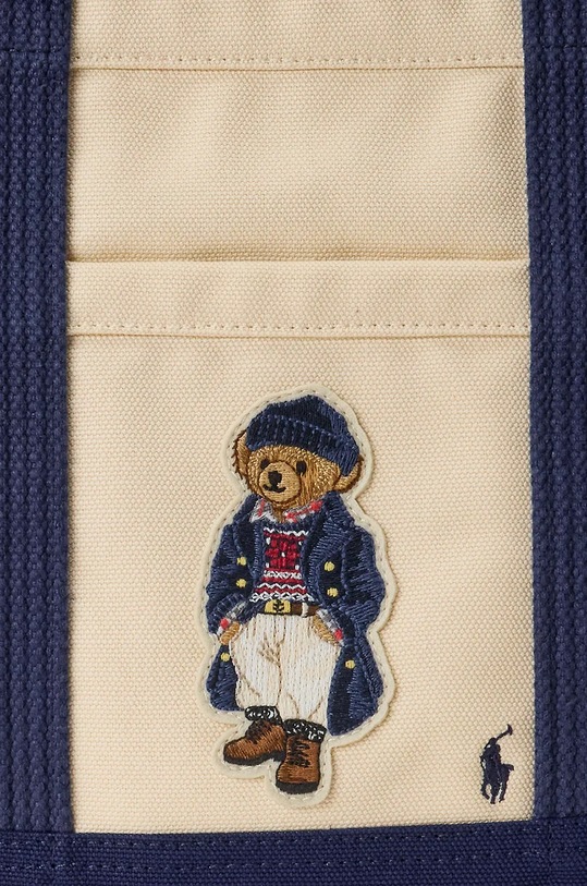 Βαμβακερή τσάντα Polo Ralph Lauren 428952649 μπεζ