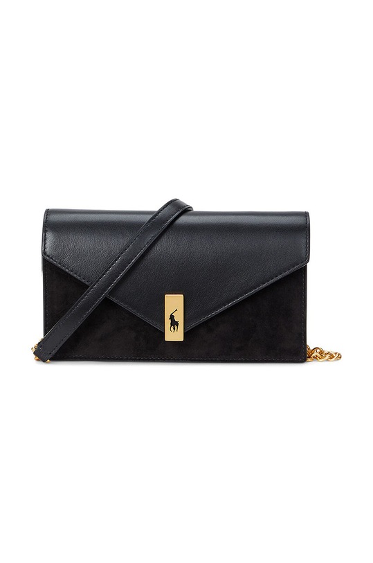 Polo Ralph Lauren poseta de piele uni negru 427952418