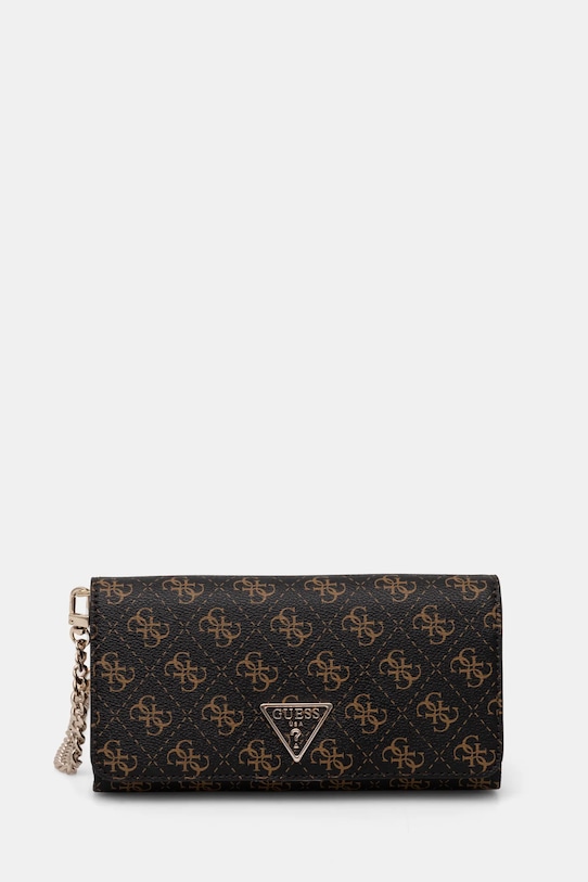 Гаманець Guess NOELLE імітація лицьової шкіри коричневий HWQL78.79750