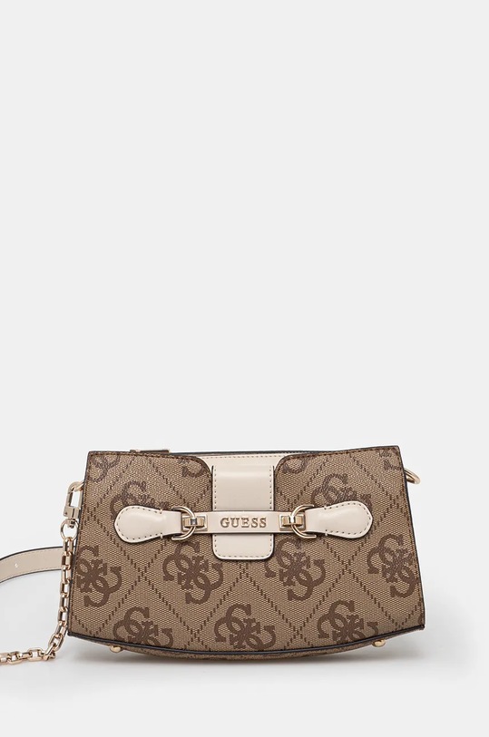 Torba Guess NOLANA imitacija zrnate kože smeđa HWOS95.00120