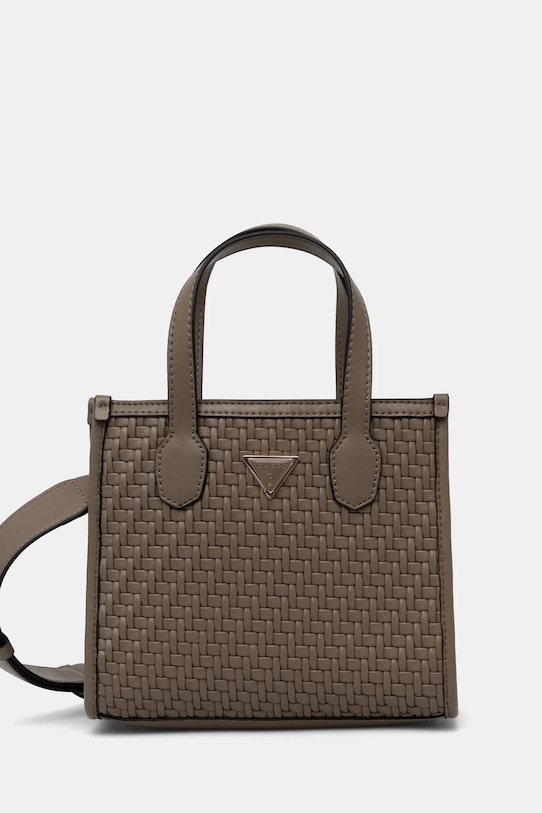 Τσάντα Guess SILVANA συνθετικό καφέ HWWW86.65770