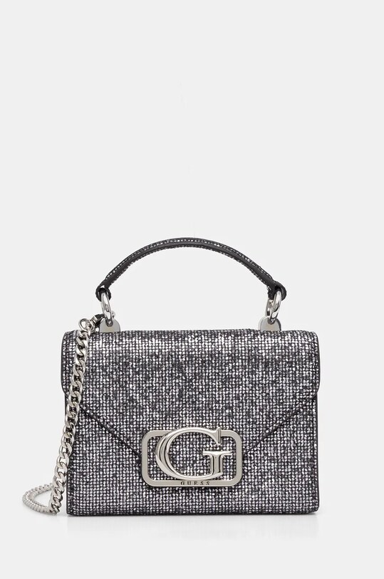 Сумочка Guess ZALINA аплікація срібний HWEE93.50780