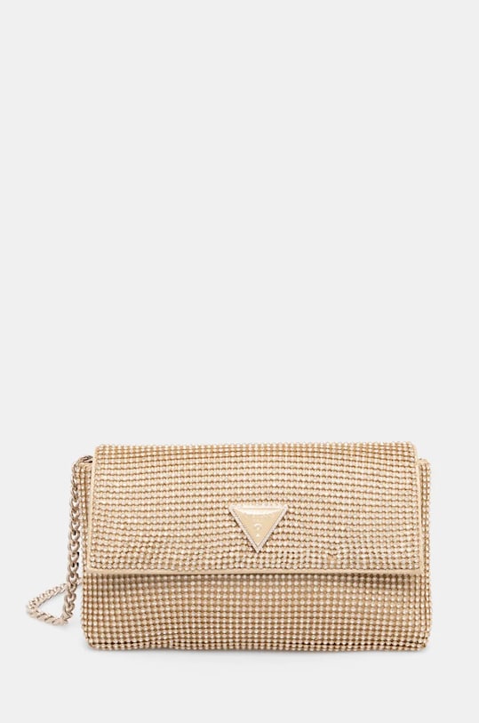 Τσάντα Guess ZALINA υφασμάτινο χρυσαφί HWRP93.50700