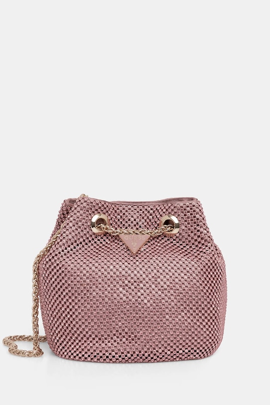 Τσάντα Guess ZALINA απλικέ ροζ HWRP93.50750