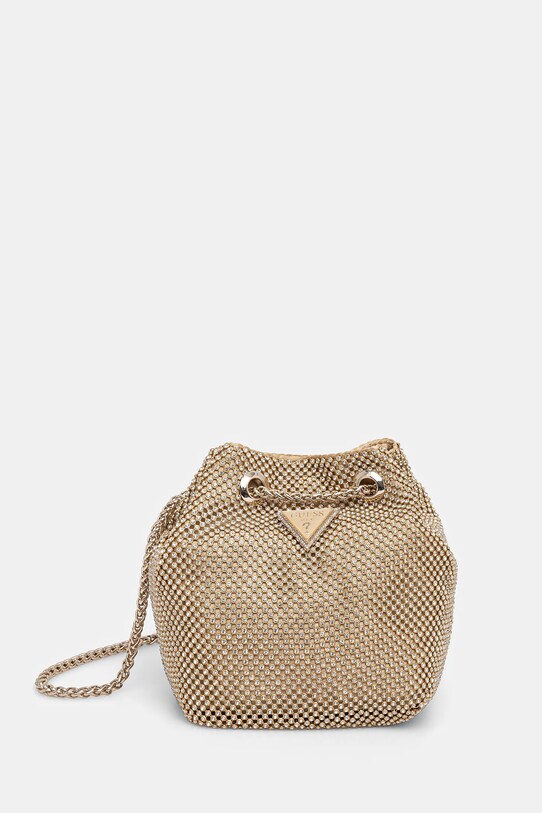Guess torebka ZALINA nie mieści A4 złoty HWRP93.50750