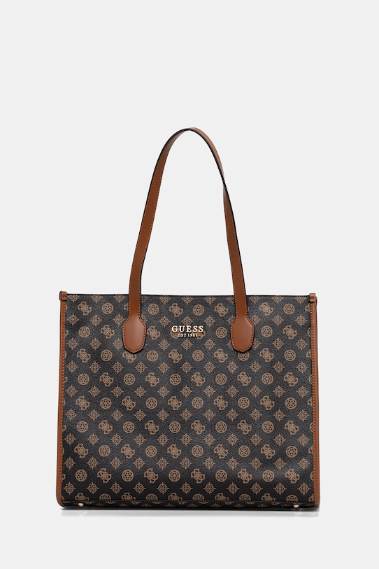 Guess torebka SILVANA nie mieści A4 czarny HWPG86.65240