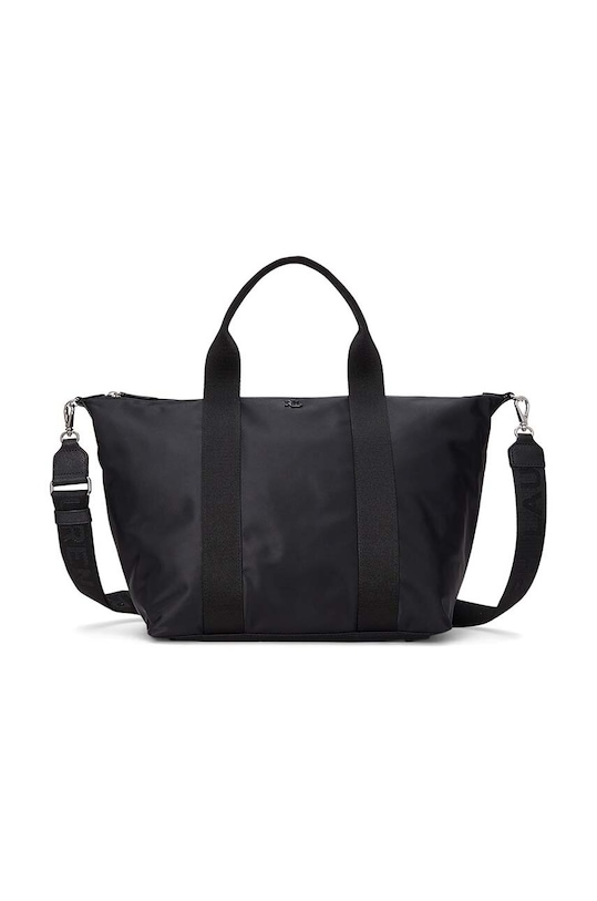 Kabelka Lauren Ralph Lauren hladký černá 431936175