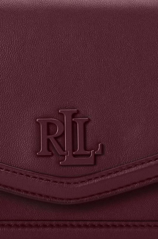 Lauren Ralph Lauren poseta de piele 431941874 burgundia