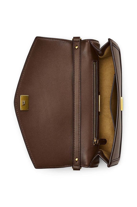 Kožená kabelka Lauren Ralph Lauren 431941874 hnědá