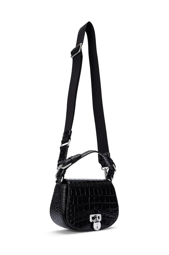 Akcesoria Lauren Ralph Lauren torebka skórzana 431942192 czarny