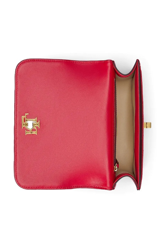 Usnjena torbica Lauren Ralph Lauren rdeča 431950822