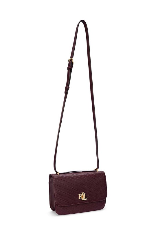 Accesorii Lauren Ralph Lauren poseta de piele 431950822 burgundia