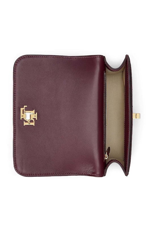 Lauren Ralph Lauren poseta de piele 431950822 burgundia