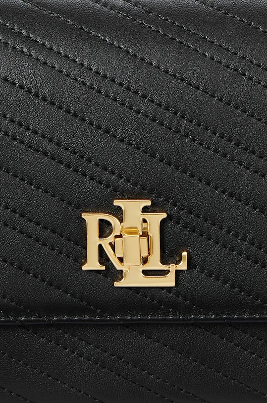 Lauren Ralph Lauren torebka skórzana 431950822 czarny