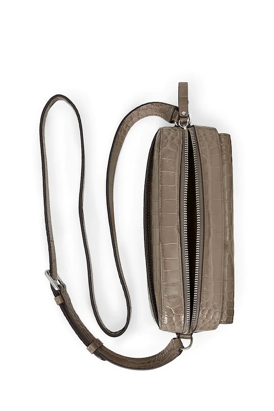 Kožená kabelka Lauren Ralph Lauren hnedá 431950824