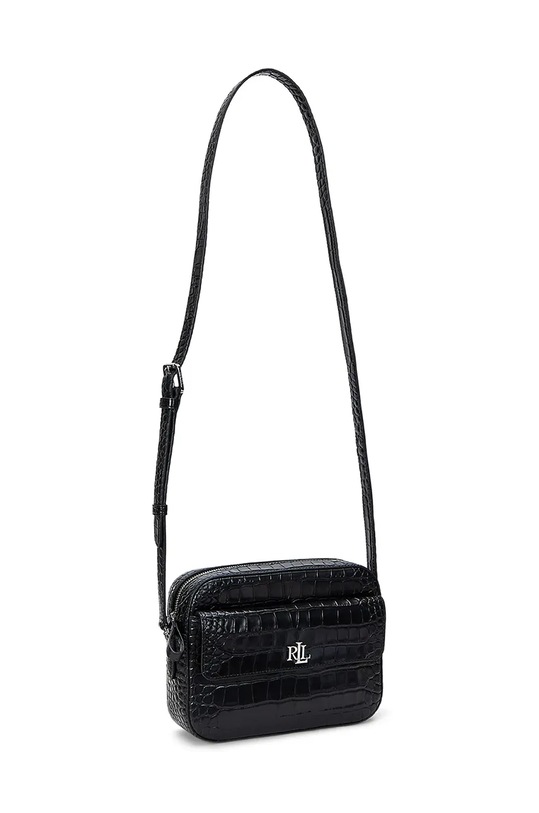 Akcesoria Lauren Ralph Lauren torebka skórzana 431950824 czarny