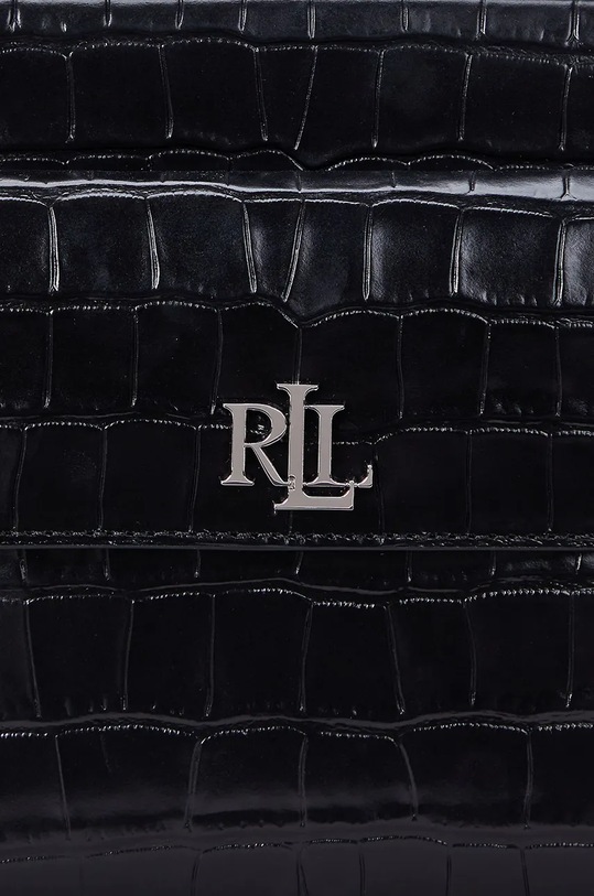 Lauren Ralph Lauren torebka skórzana 431950824 czarny