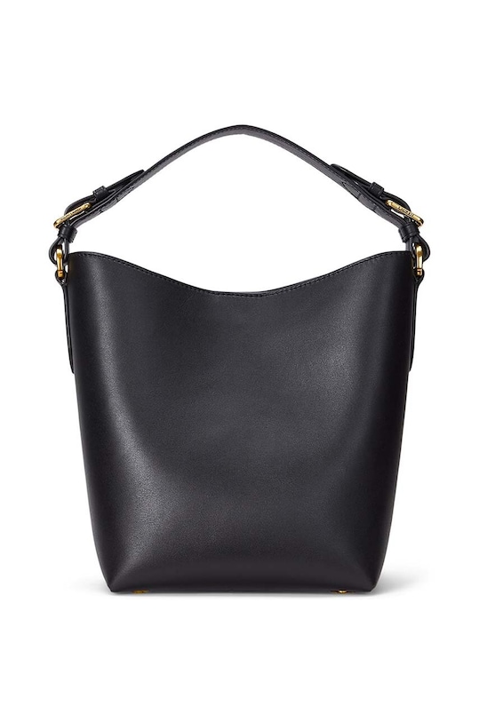 Kožená kabelka Lauren Ralph Lauren 431950855 černá AW24