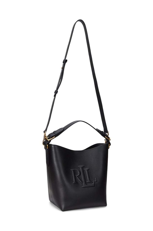 Doplňky Kožená kabelka Lauren Ralph Lauren 431950855 černá