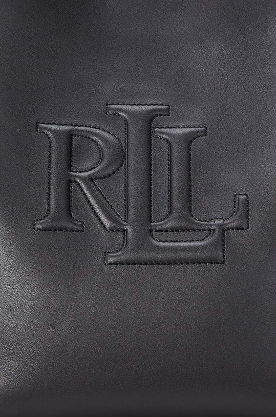 Kožená kabelka Lauren Ralph Lauren 431950855 černá