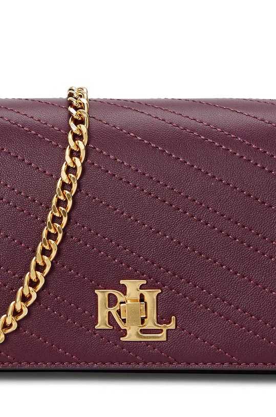 Lauren Ralph Lauren poseta de piele burgundia 432951212