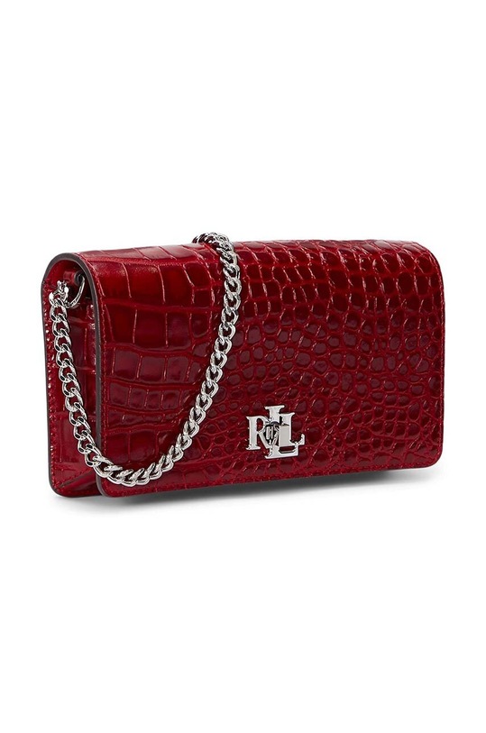 Kožna torba Lauren Ralph Lauren 432951218 crvena AW24