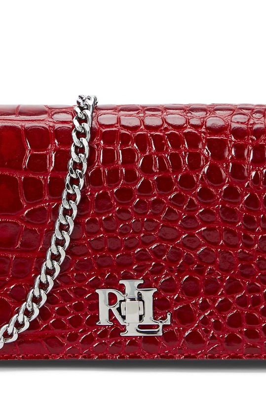 Accesorii Lauren Ralph Lauren poseta de piele 432951218 rosu