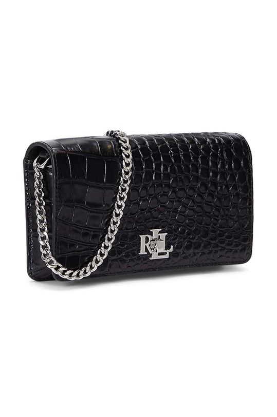 Кожена чанта Lauren Ralph Lauren 432951218 черен AW24
